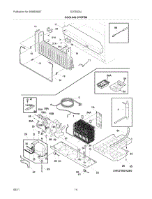 11 - System parts for Electrolux Refrigerator EI27BS26JW4 from AppliancePartsPros.com