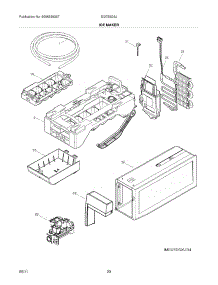 17 - Ice Maker parts for Electrolux Refrigerator EI27BS26JW4 from AppliancePartsPros.com