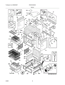 07 - Body parts for Electrolux Range EW30DS65GS1 from AppliancePartsPros.com