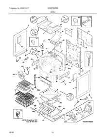 07 - Body parts for Electrolux Range EI30GF55GSB from AppliancePartsPros.com