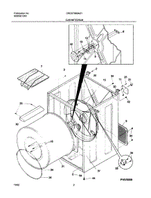 03 - Cabinet / Drum parts for Frigidaire Dryer CRGR7900AS1 from AppliancePartsPros.com