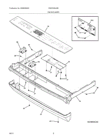 03 - Backguard parts for Electrolux Range EI30ES55JSB from AppliancePartsPros.com