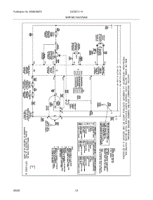 12 - Wiring Diagram parts for Frigidaire Dryer CAQE7011KB0 from AppliancePartsPros.com