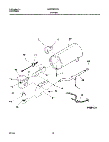 11 - Burner,Valve parts for Frigidaire Dryer CRGR7900AS0 from AppliancePartsPros.com