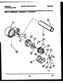 05 - Blower And Drive Parts parts for Frigidaire Dryer DE3900ADD1 from AppliancePartsPros.com
