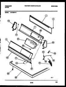 04 - Console And Control Parts parts for Frigidaire Dryer DE7400PW1 from AppliancePartsPros.com