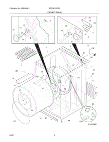 03 - Cabinet / Drum parts for Frigidaire Dryer BCEQ6100FS0 from AppliancePartsPros.com