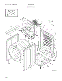 03 - Cabinet / Drum parts for Frigidaire Dryer BKQE7071MT0 from AppliancePartsPros.com