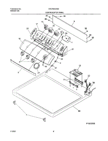 07 - Control Panel parts for Frigidaire Dryer CRER442AS0 from AppliancePartsPros.com