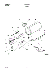 11 - Burner,Valve parts for Frigidaire Dryer CRGR442AS1 from AppliancePartsPros.com