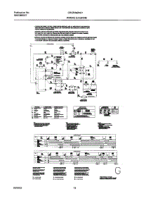 12 - 131826300 Wiring Diagram parts for Frigidaire Dryer CRGR442AS1 from AppliancePartsPros.com