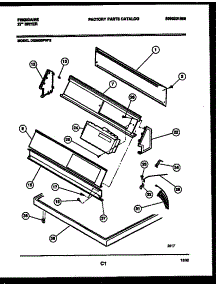 04 - Console And Control Parts parts for Frigidaire Dryer DE8800PW2 from AppliancePartsPros.com