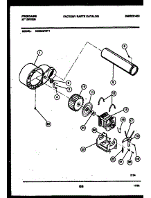 05 - Blower And Drive Parts parts for Frigidaire Dryer DE5800RW1 from AppliancePartsPros.com