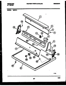 04 - Console And Control Parts parts for Frigidaire Dryer DEFW4 from AppliancePartsPros.com