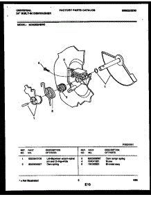 03 - Cam parts for Frigidaire Dishwasher MDB202RBL0 from AppliancePartsPros.com