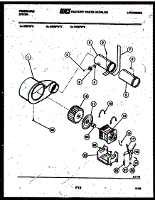 05 - Motor And Blower Parts parts for Frigidaire Dryer DEISFL0 from AppliancePartsPros.com
