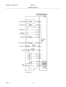 14 - Wiring Diagram parts for Frigidaire Dishwasher LGBD2431LB0A from AppliancePartsPros.com