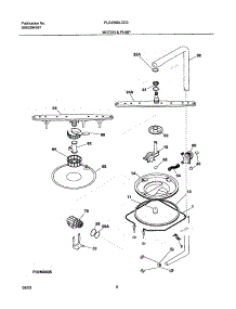 09 - Motor & Pump parts for Frigidaire Dishwasher PLD2560LCC0 from AppliancePartsPros.com