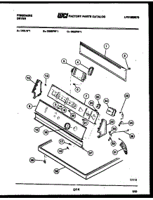 04 - Console And Control Parts parts for Frigidaire Dryer DEISFL1 from AppliancePartsPros.com