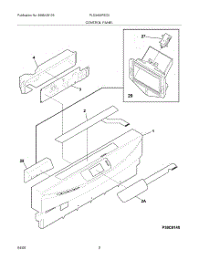 03 - Control Panel parts for Frigidaire Dishwasher PLD3465REC0 from AppliancePartsPros.com