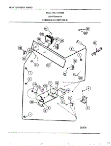 Electric Dryer / Console And Controls parts for Frigidaire Dryer 7506B from AppliancePartsPros.com
