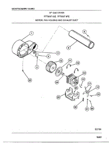 Console / Controls And Top Panel Page 2 parts for Frigidaire Dryer 8007-87E from AppliancePartsPros.com