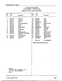 Cabinet / Drum / Heater Assembly Page 2 parts for Frigidaire Dryer 7007-80E from AppliancePartsPros.com