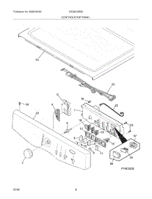 07 - Controls / Top Panel parts for Frigidaire Dryer AGQ6000ES0 from AppliancePartsPros.com