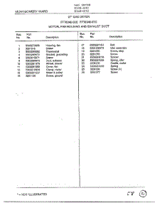 Motor, Fan Housing And Exhaust Duct Page 2 parts for Frigidaire Dryer 8348-80C from AppliancePartsPros.com