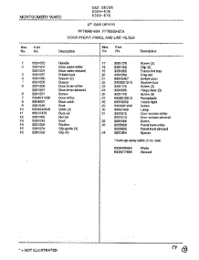Door Front Panel And Lint Filter Page 2 parts for Frigidaire Dryer 8589-80A from AppliancePartsPros.com