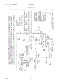 12 - Wiring Diagram parts for Frigidaire Dryer AGQ7000EG0 from AppliancePartsPros.com