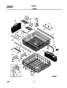 07 - Rack parts for Frigidaire Dishwasher FDB979GFC1 from AppliancePartsPros.com