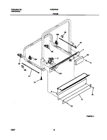 06 - Frame parts for Frigidaire Dishwasher FDB979GFC2 from AppliancePartsPros.com