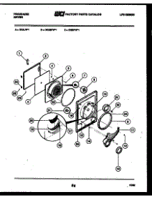 03 - Door Parts parts for Frigidaire Dryer DGILL1 from AppliancePartsPros.com