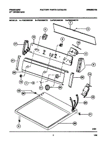 04 - Console, Controls, Top Panel parts for Frigidaire Dryer F32C336CS0 from AppliancePartsPros.com