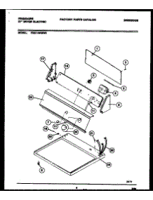 04 - Console And Control Parts parts for Frigidaire Dryer FDE116RBW0 from AppliancePartsPros.com