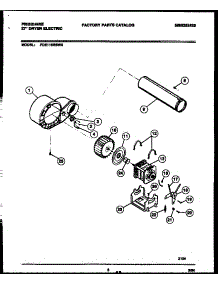 05 - Blower And Drive Parts parts for Frigidaire Dryer FDE116RBW0 from AppliancePartsPros.com