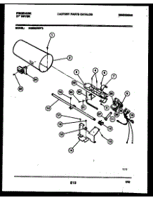 06 - Burner, Igniter And Valve parts for Frigidaire Dryer DG5520RW2 from AppliancePartsPros.com