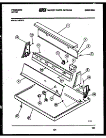 04 - Console And Control Parts parts for Frigidaire Dryer DGFW2 from AppliancePartsPros.com