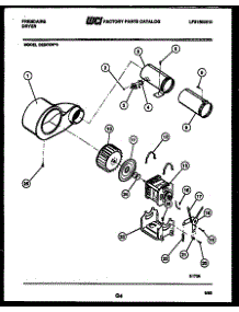 05 - Motor And Blower Parts parts for Frigidaire Dryer DEDFXW0 from AppliancePartsPros.com