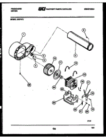 05 - Blower And Drive Parts parts for Frigidaire Dryer DGFW2 from AppliancePartsPros.com