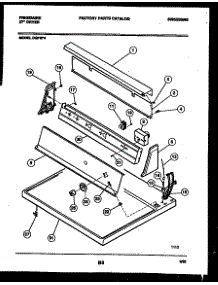 05 - Console And Control Parts parts for Frigidaire Dryer DGFW4 from AppliancePartsPros.com