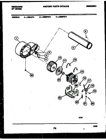 05 - Blower And Drive Parts parts for Frigidaire Dryer DEILW4 from AppliancePartsPros.com