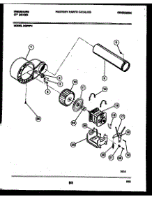 06 - Blower And Drive Parts parts for Frigidaire Dryer DGFW4 from AppliancePartsPros.com