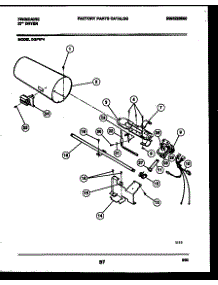 07 - Burner, Igniter And Valve parts for Frigidaire Dryer DGFW4 from AppliancePartsPros.com