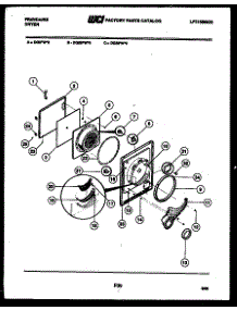 03 - Door Parts parts for Frigidaire Dryer DGISFL0 from AppliancePartsPros.com