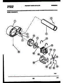 05 - Blower And Drive Parts parts for Frigidaire Dryer DG6420RW2 from AppliancePartsPros.com