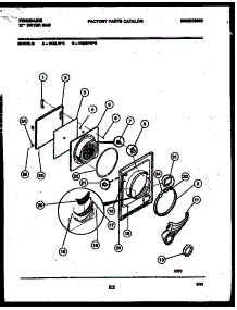 03 - Door Parts parts for Frigidaire Dryer DGILL5 from AppliancePartsPros.com