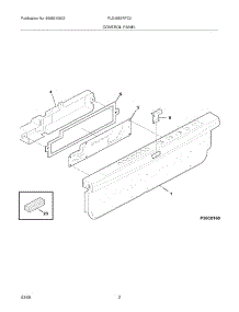 03 - Control Panel parts for Frigidaire Dishwasher PLD4555RFC2 from AppliancePartsPros.com