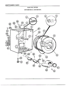 Electric Dryer Page 2 parts for Frigidaire Dryer 7208A from AppliancePartsPros.com